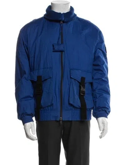 Pre-owned Moncler Genius Windbreaker In Blue