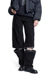 Moncler Genius Woman Black Trousers In Black