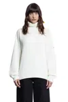 Moncler Genius Maglione A Collo Alto In Collaborazione Con Willow Smith In White