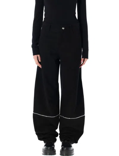 Moncler Genius Women's 2-in-1 Cotton Trousers In Black