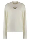 Moncler Genius Willow Smith Wool Blend Sweater In White