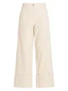Moncler Genius Flared Pants In Neutral