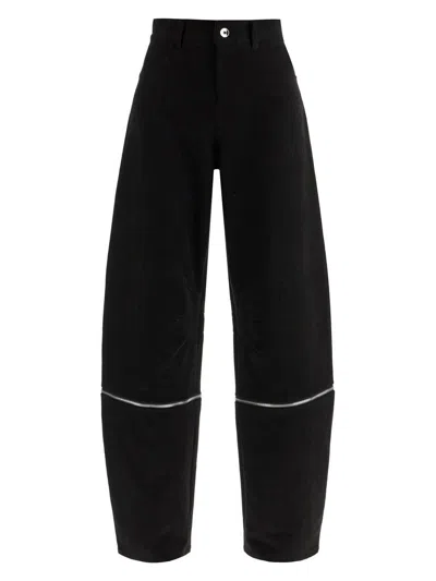 Moncler Genius Women's Trousers With Zip Detail In Black