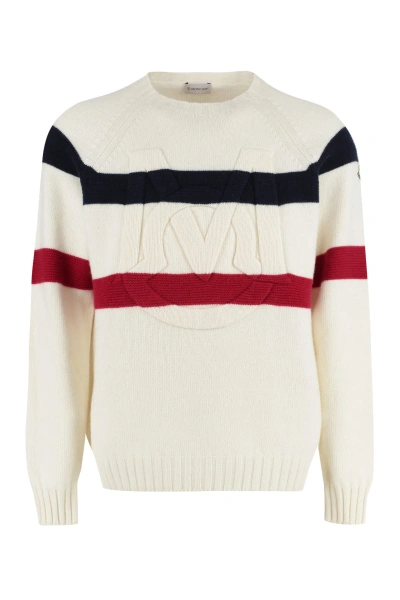 Moncler Genius Wool And Cashmere Sweater In Multicolor