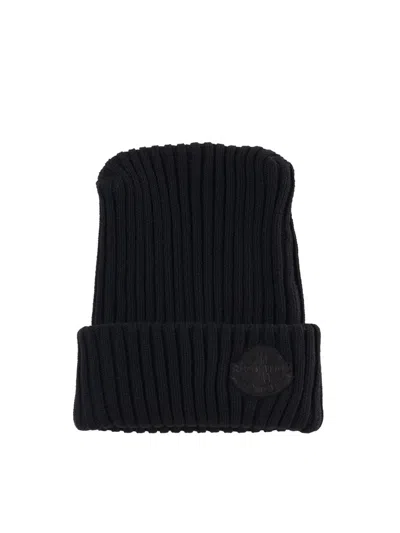 Moncler Genius Wool Cap In Black