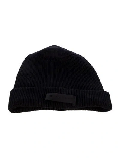 Pre-owned Moncler Genius Wool Knit Beanie In Black