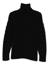 Moncler Genius Wool Turtle-neck Sweater In Black