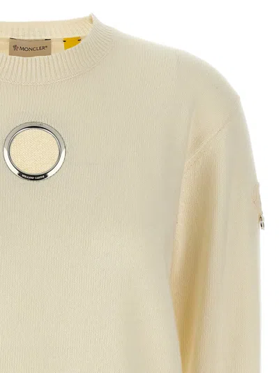 Moncler Genius Wool Women's Cardigan In White