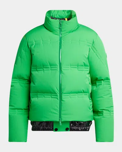 Moncler Genius X A$ap Rocky Men's Rally Short Down Jacket In Gray