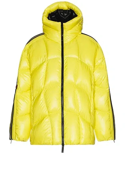 Moncler Genius X Adidas Beiser Jacket In Yellow