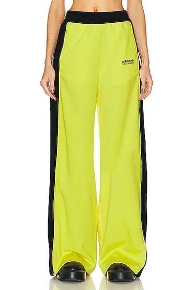 Moncler Genius X Adidas Wide-leg Track Pants In Yellow & Black
