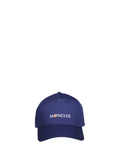 Moncler Genius X Donald Glover Structured Cotton Baseball Cap With Embroidered Logo In Black