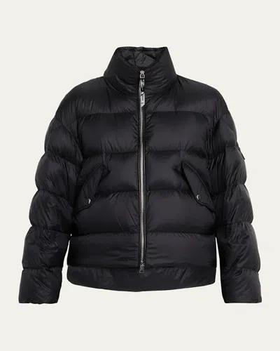 Moncler Genius X Ee72 By Edward Enninful Blas Short Down Jacket In Black