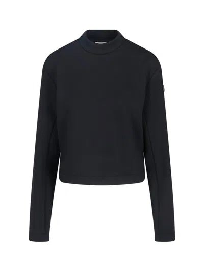 Moncler Genius X Ee72 By Edward Enninful Crewneck Sweatshirt In Black