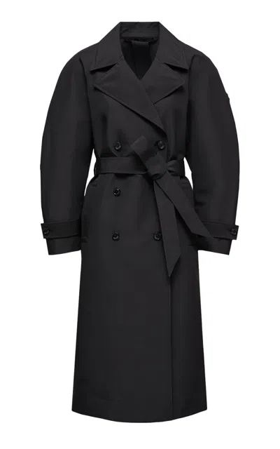 Moncler Genius X Ee72 By Edward Enninful Zake Long Trench Coat In Black
