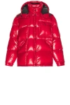 Moncler Genius Moncler X Fragment Hiroshi Fujiwara Padded Zip Jacket In Red