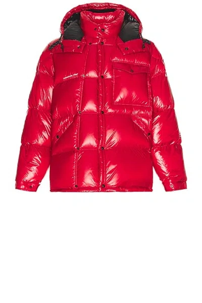 Moncler Genius Moncler X Fragment Hiroshi Fujiwara Padded Zip Jacket In Red