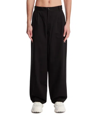 Moncler Genius X Fragment Black Cotton Trousers In Black Nero   #000000