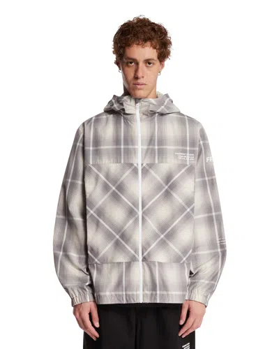 Moncler Genius X Fragment Gray Windbreaker Jacket
