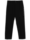 Moncler Genius Black Cotton Trousers In Black