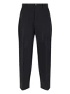 Moncler Genius Genius X Frgmt Logo Straight Trousers In Blue