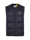 Moncler Genius X Frgmt Vaile Down Vest Jacket In Blue