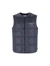 Moncler Genius Vaile Padded Vest In Blue