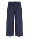 Moncler Genius Moncler X Gilga Farm Designed By Donald Glover Cotton Blend Trousers In Blue