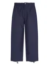 Moncler Genius X Gilga Farm By Donald Glover Logo Wide Trousers In Blue