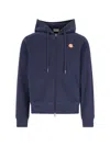 Moncler Genius Blue Moncler X Gilga Farm Zip-up Hoodie In Blue