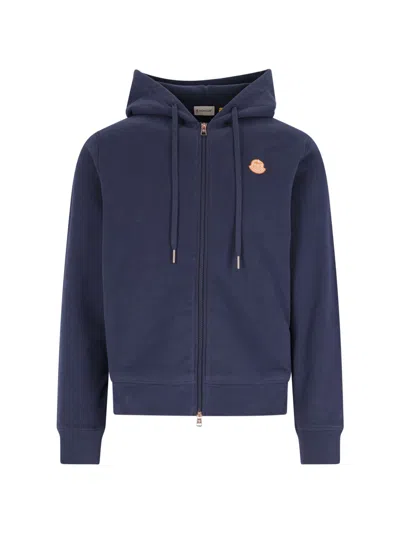 MONCLER GENIUS X GILGA FARM BY DONALD GLOVER LOGO ZIP SWEATSHIRT