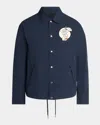 Moncler Genius X Gilga Farm By Donald Glover Men's Satsuma Jacket In Blue