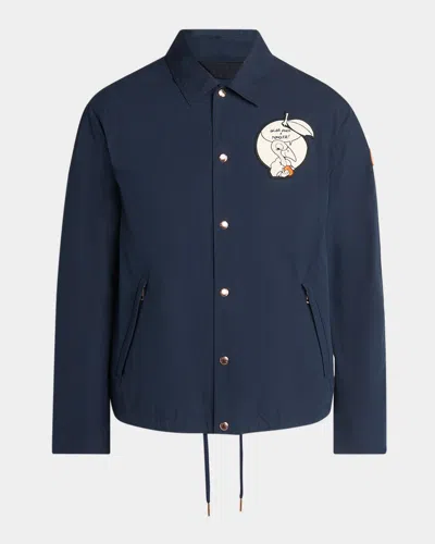 Moncler Genius X Gilga Farm By Donald Glover Men's Satsuma Jacket In Blue