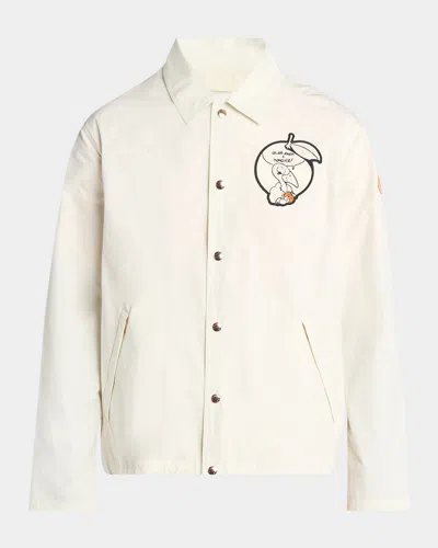 Moncler Genius X Gilga Farm By Donald Glover Men's Satsuma Jacket In White