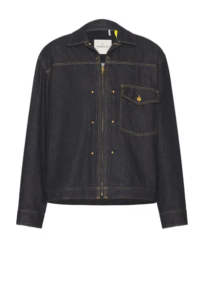 Moncler Genius X Mercedes-benz By Nigo Men's Nepit Denim Jacket In Blue