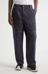 Moncler Genius Mercedes-benz By Nigo Blue Paneled Jeans In Blue