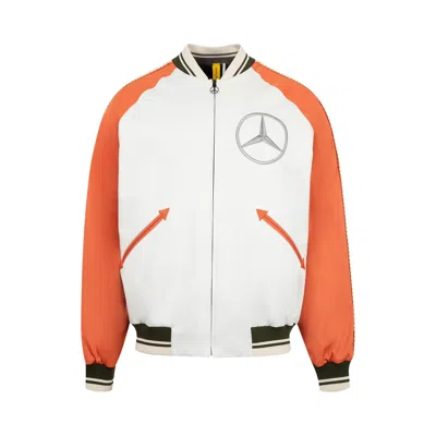Pre-owned Moncler Genius X Mercedes-benz X Nigo Satet Jacket 'orange' | Men's Size 1