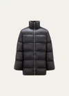 Moncler Genius X Moncler Men's Stand Collar Puffer Coat In Black