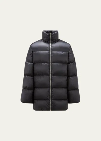 Moncler Genius X Moncler Men's Stand Collar Puffer Coat In Black