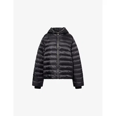Moncler Genius X Moncler Mens Black Moncler X Rick Owens Geocamo Padded Shell-down Jacket