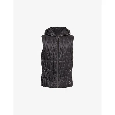 Moncler Genius X Moncler Mens Black Moncler X Rick Owens Geocamo Quilted Shell-down Flight Vest