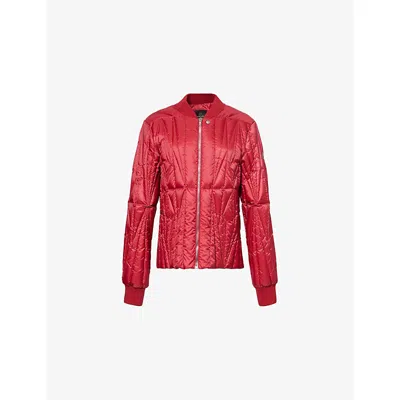 Moncler Genius X Moncler Mens Carnelian Moncler X Rick Owens Geocamo Padded Shell-down Jacket In Red