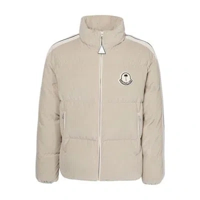 Moncler Genius X Palm Angels - Abrolhos Corduroy Down Jacket In Beige