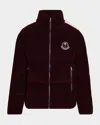 Moncler Genius X Palm Angels Abrolhos Corduroy Down Jacket In Purple