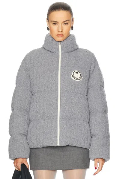 Moncler Genius X Palm Angels Austru Jacket In Grey