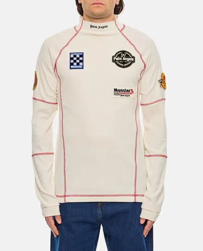 Moncler Genius X Palm Angels Ls T-shirt In White