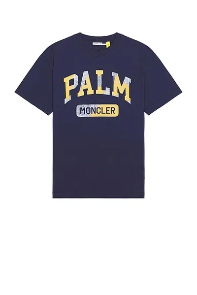 Moncler Genius X Palm Angels Palm T-shirt In Blue
