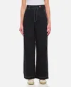Moncler Genius Moncler X Palm Angels Black Contrast Trousers In Black