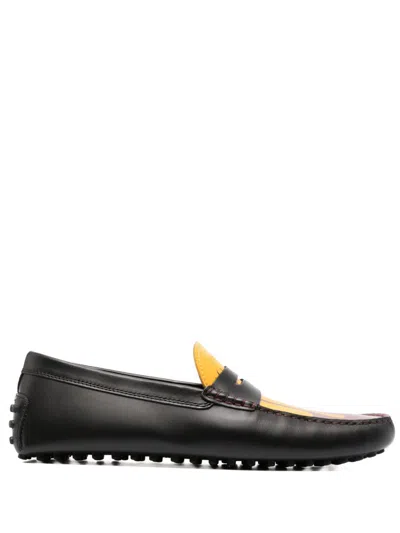 Moncler Genius Tod's X 8 Moncler Palm Angels Men's Gommino Loafers In Black