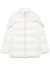Moncler Genius Moncler Rick Owens Mu02d1c02 Hooded Cyclopic Coat In White